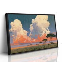 Acacia Under a Blazing Sky