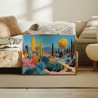 Saguaros Dance In Rainbow Valleys