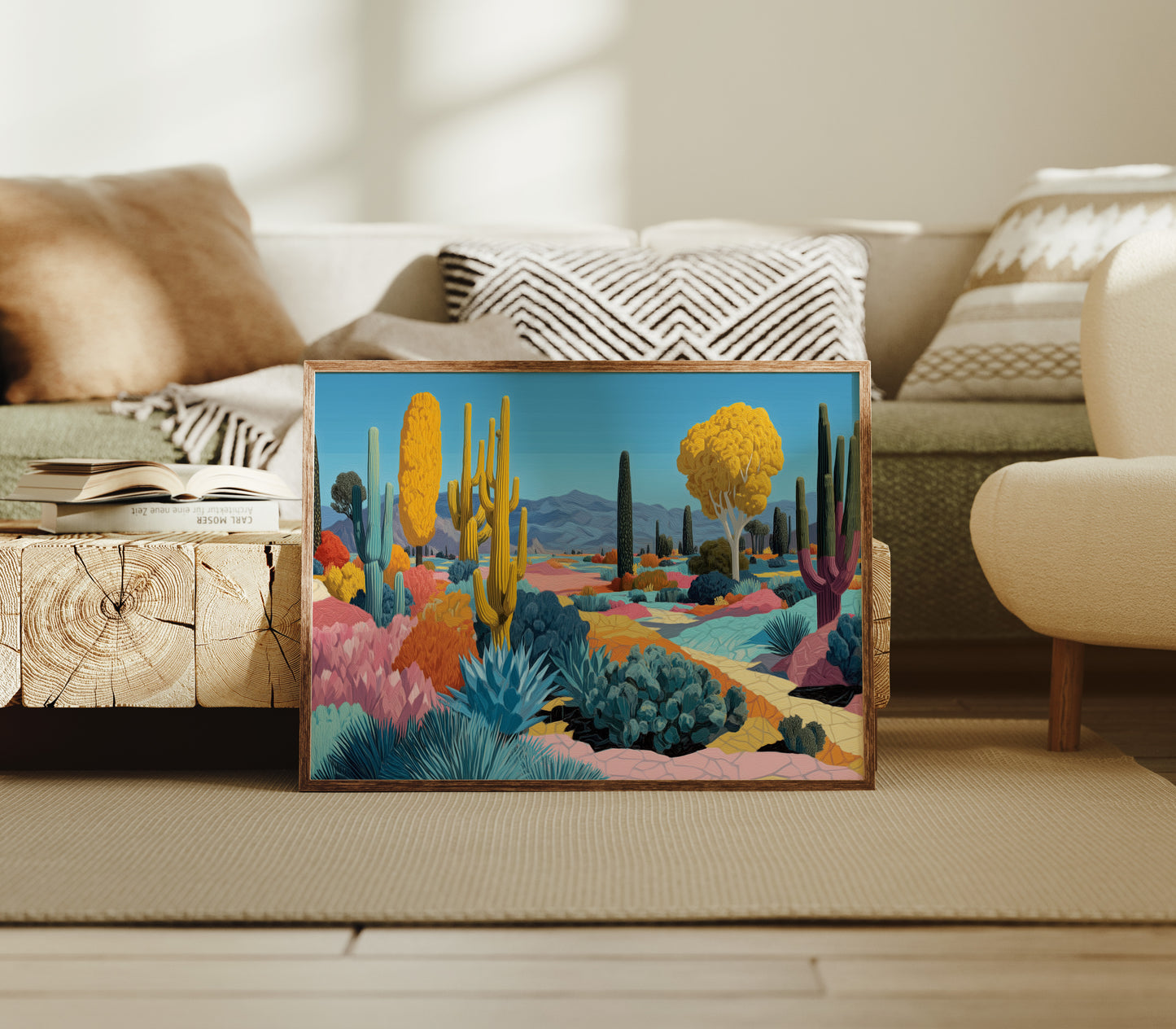 Saguaros Dance In Rainbow Valleys