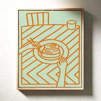 Morning Pancakes Meet Mint Lines