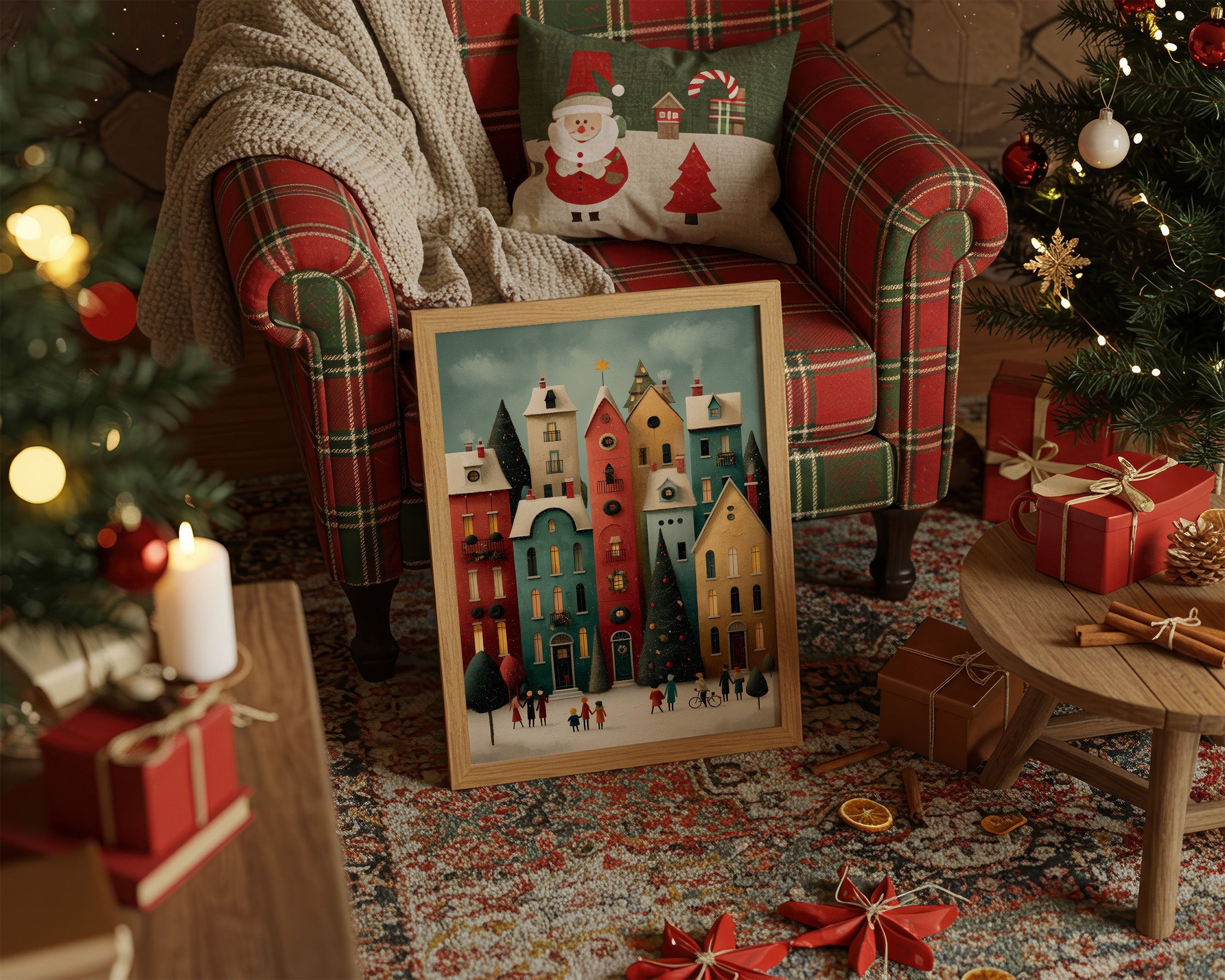 Colorful Houses Share Winter Stories