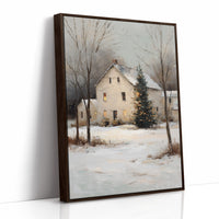 Winter's Embrace: Farmhouse Serenity