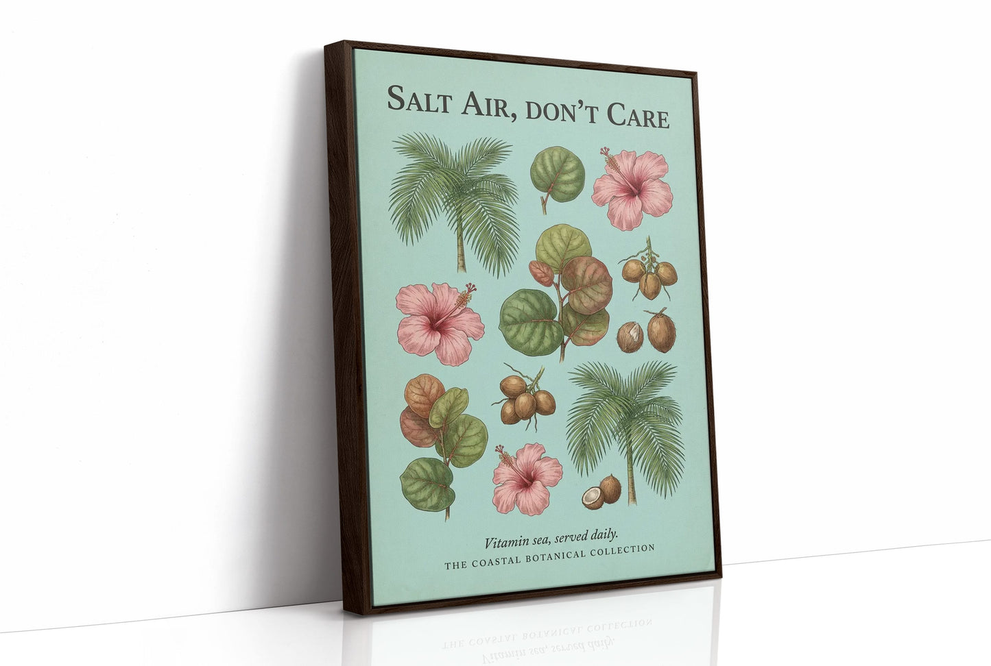 Salt Air, Don't Care: Vintage Coastal Botanical Chart