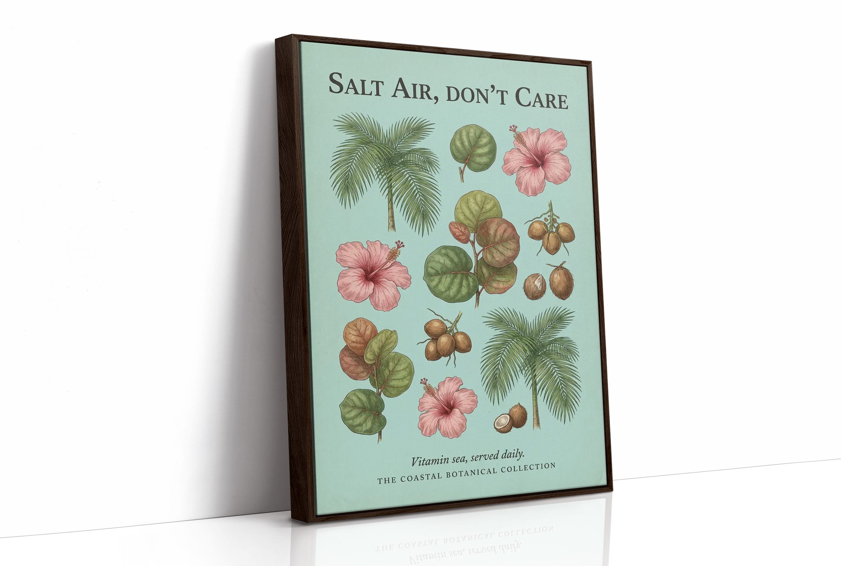 Salt Air, Don't Care: Vintage Coastal Botanical Chart