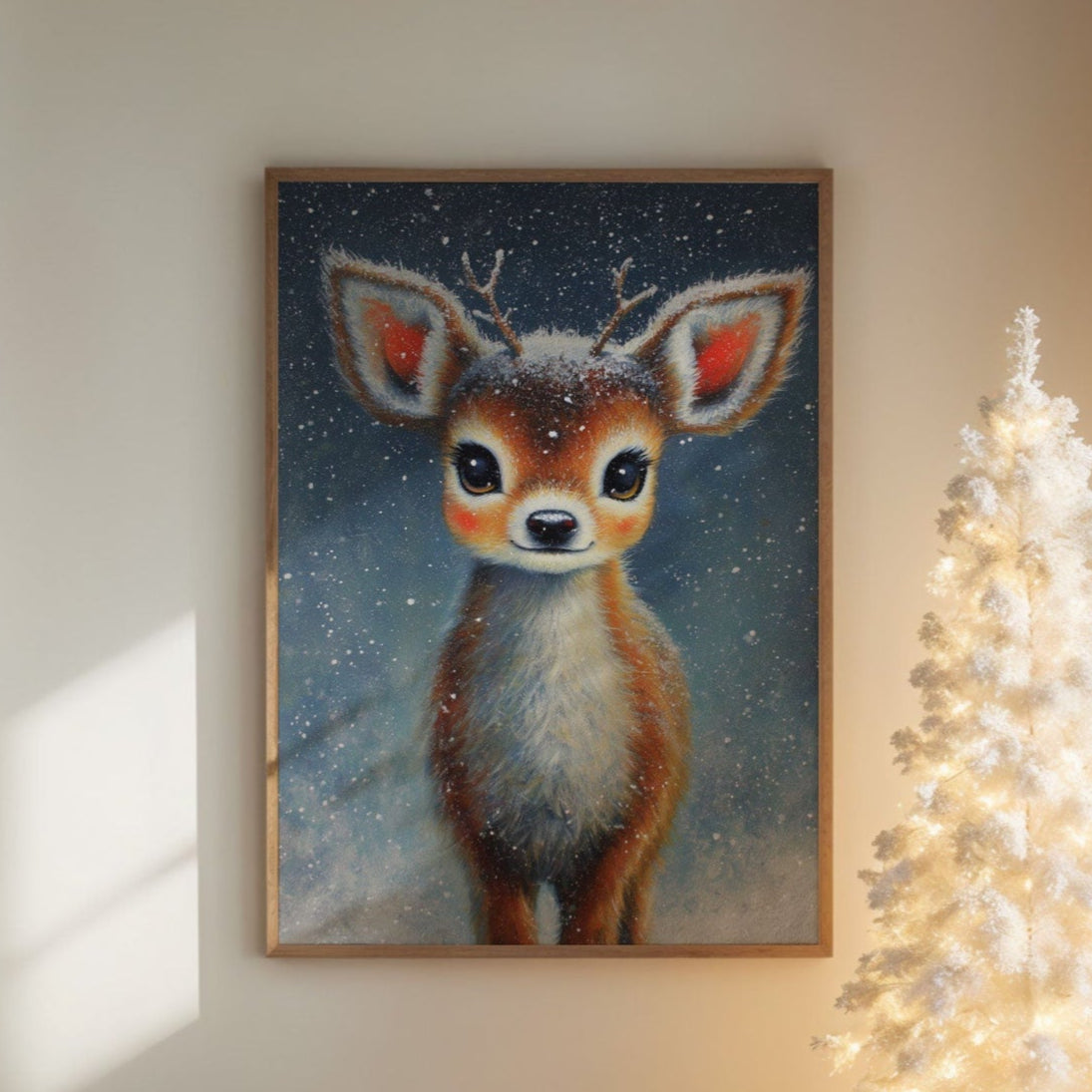 Starlit Fawn Brings Winter Magic