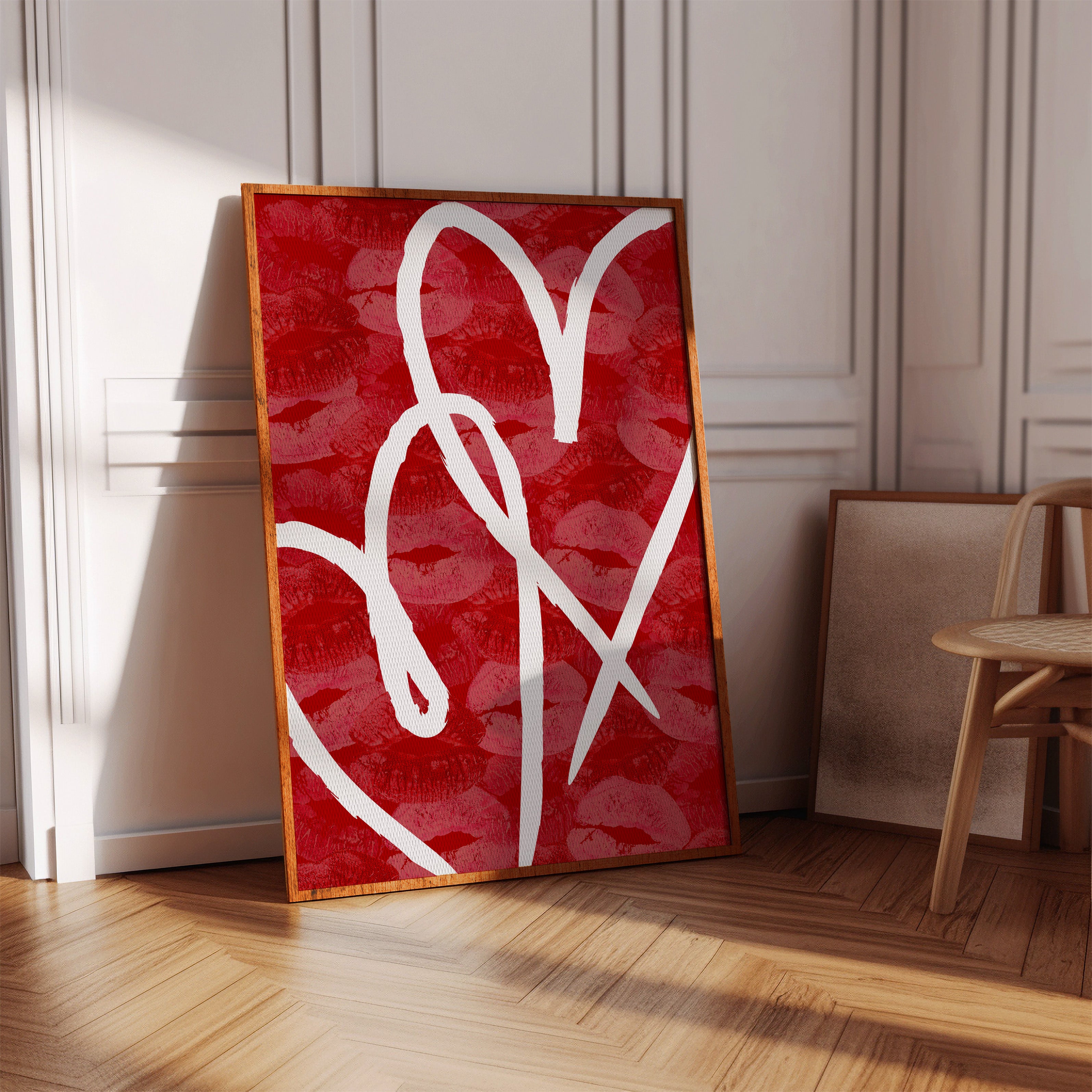 Crimson Lines Dance Their Passion