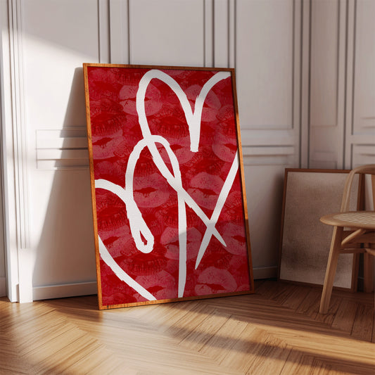Crimson Lines Dance Their Passion