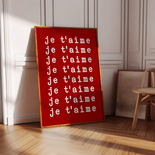 French Love Letters Paint Forever