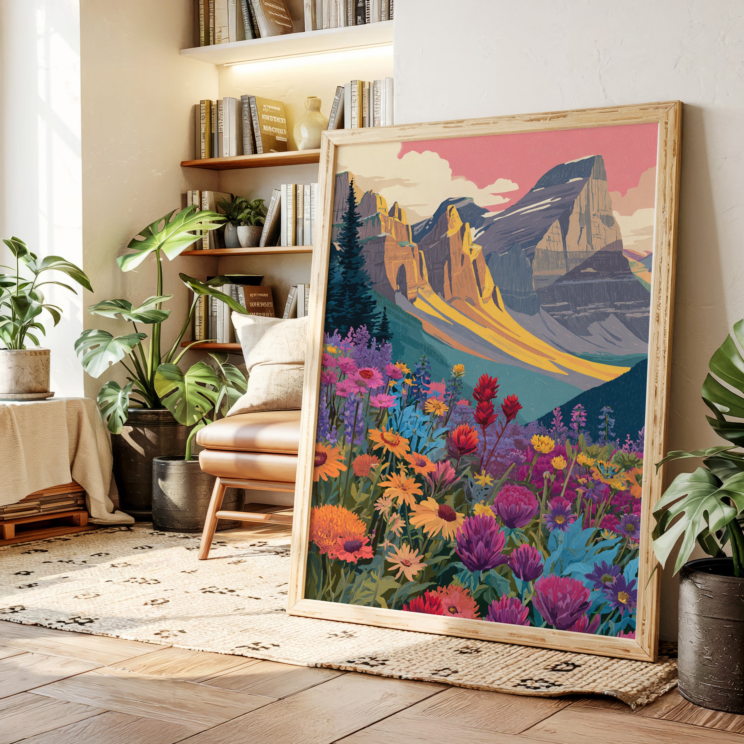 When Mountains Kiss the Meadow