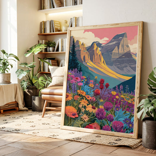 When Mountains Kiss the Meadow