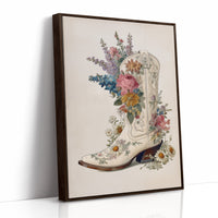 Blooms Upon Weathered Leather