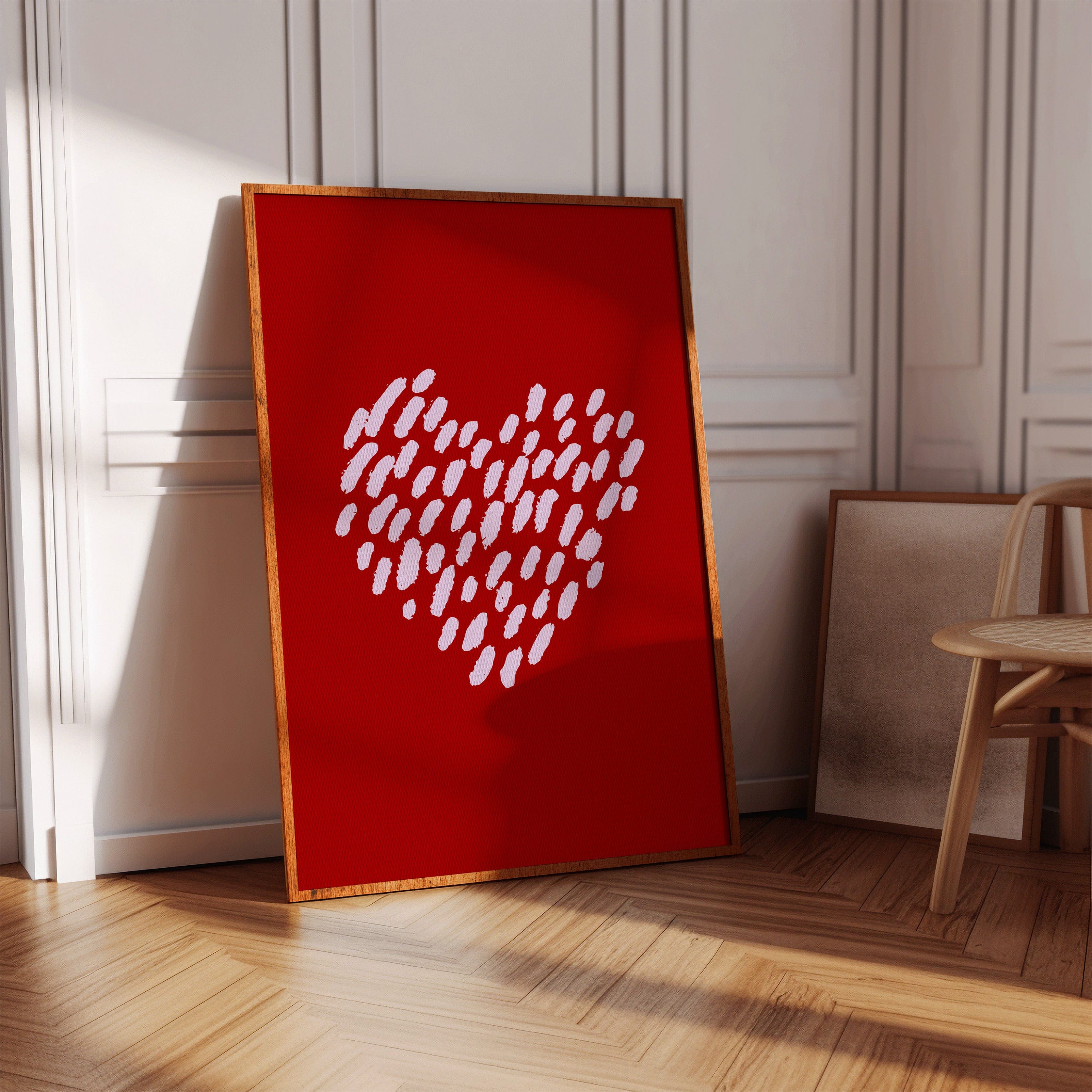 Brushstrokes Dance Into Love's Pattern