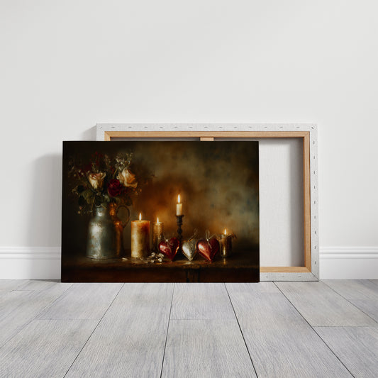 Candlelit Stories Between Leather Spines