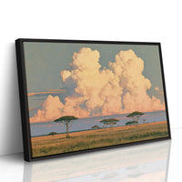 Savanna Under Cotton Clouds