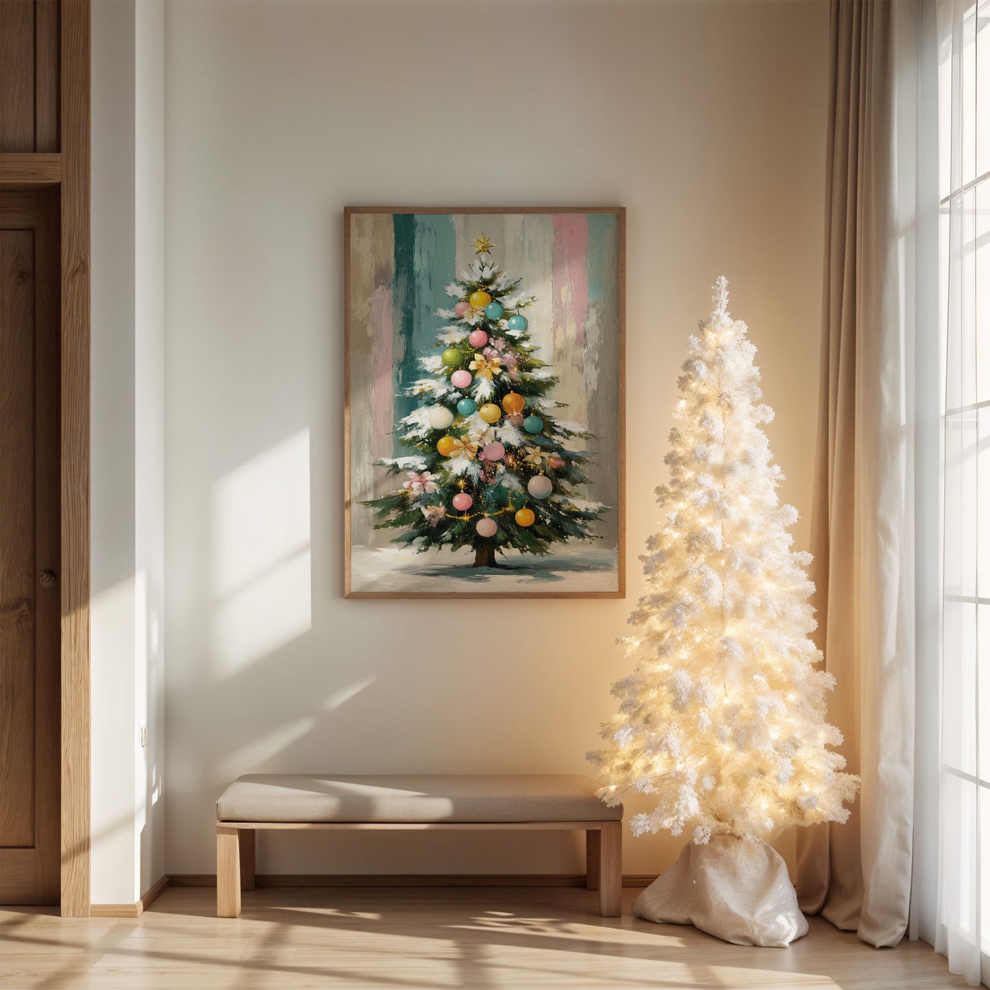 Pastel Ornaments Paint December Dreams