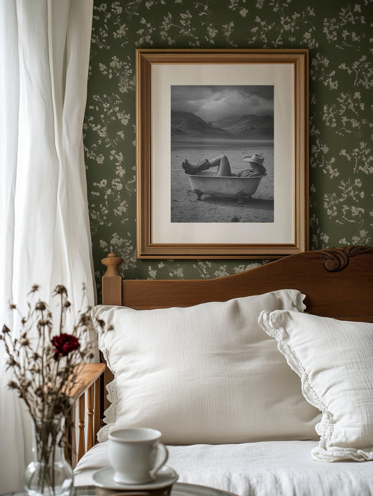 Desert Retreat Daydream - Surreal Cowboy Bathtub