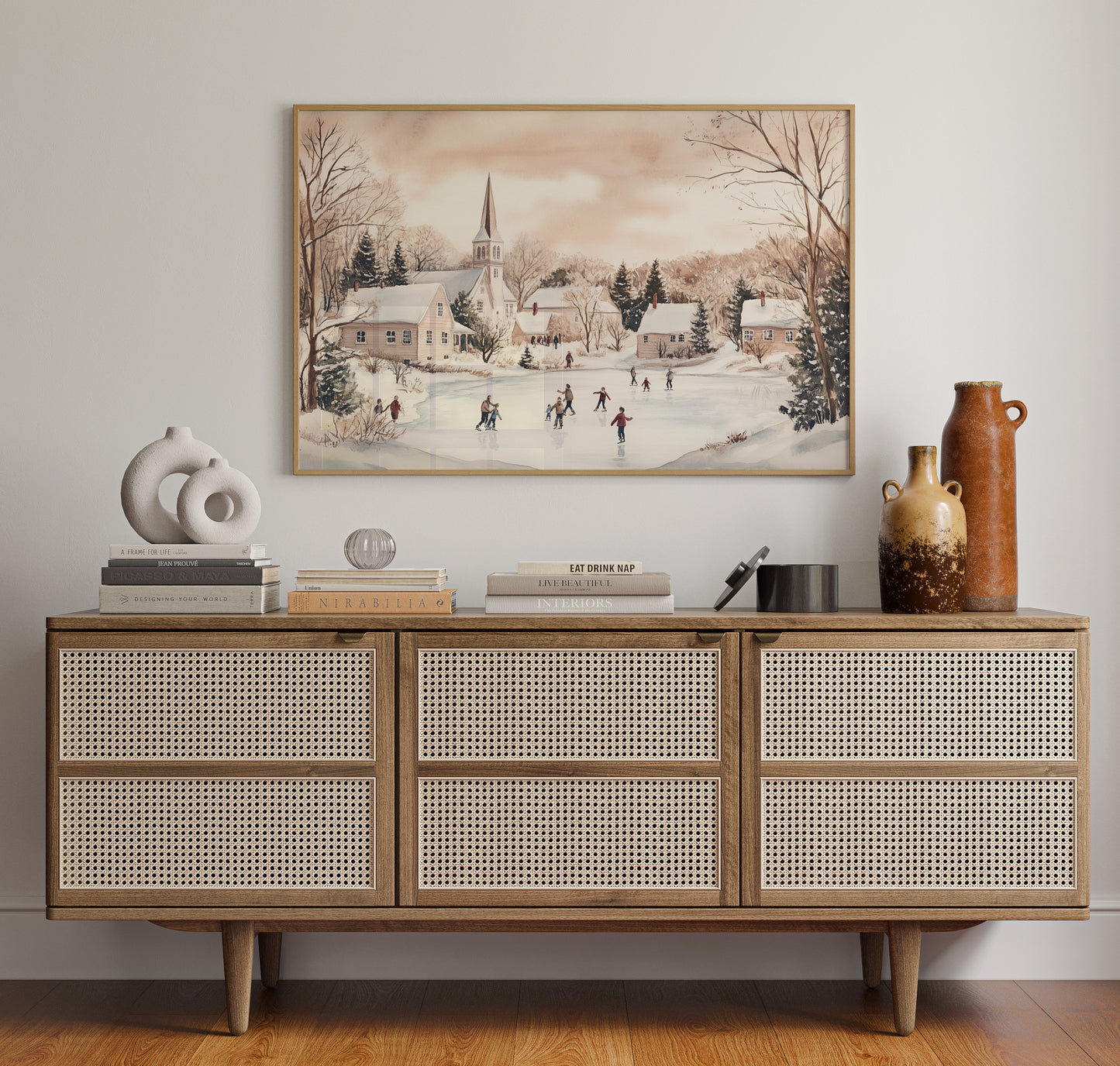 Winter's Dance On Village Ice