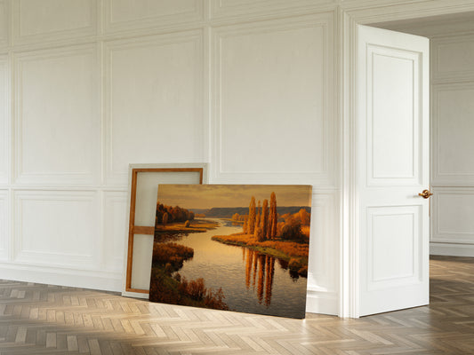 Golden Reflections at Dusk