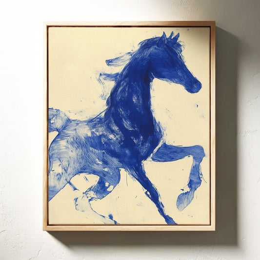 Indigo Stallion Rides The Wind