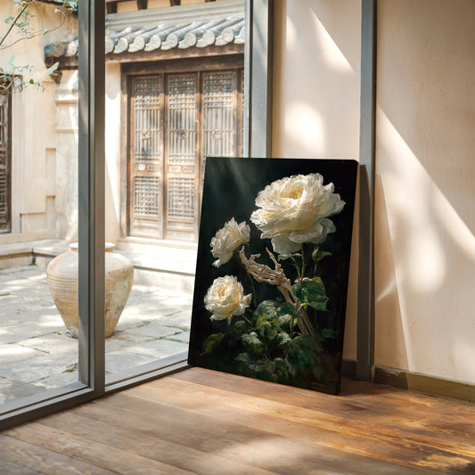 Petals Embrace the Silent Bone