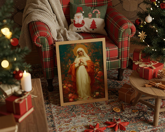 Sacred Roses Bloom In Winter