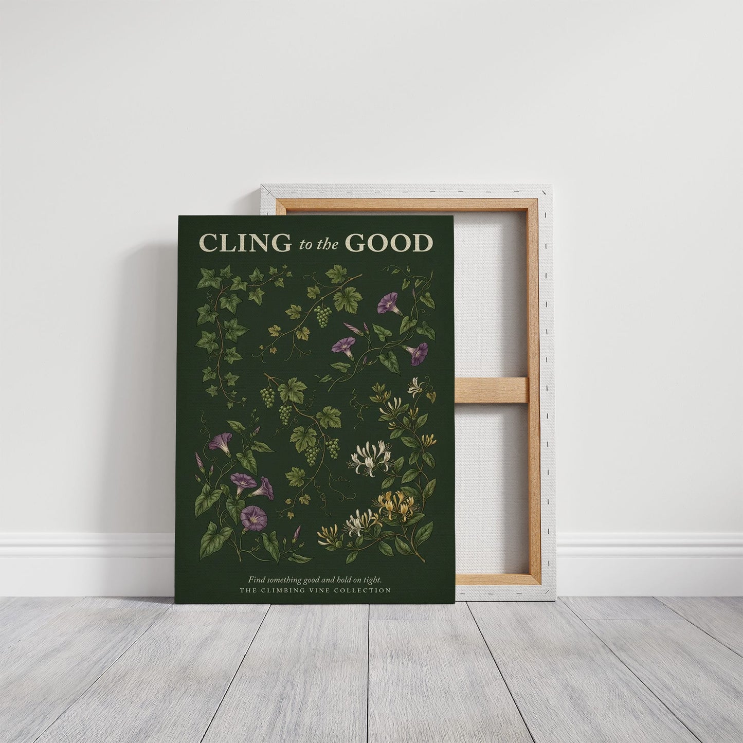 Cling to the Good: Vintage Climbing Vine Chart
