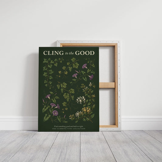 Cling to the Good: Vintage Climbing Vine Chart