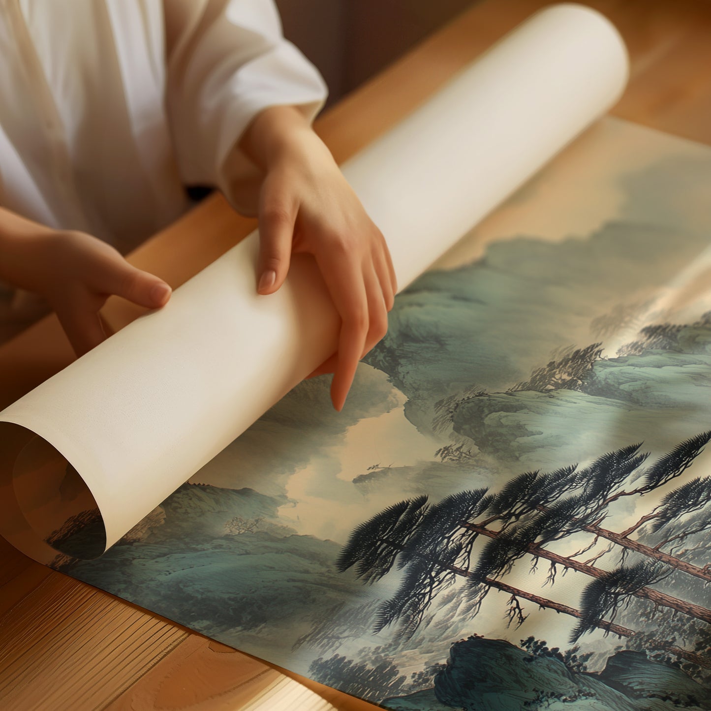 Misty Peaks Hold Ancient Pine Secrets