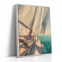Sailboat Dreams In Afternoon Sun