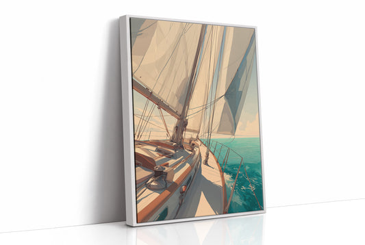 Sailboat Dreams In Afternoon Sun