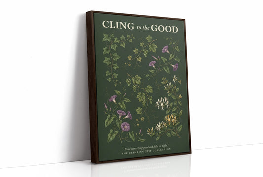 Cling to the Good: Vintage Climbing Vine Chart