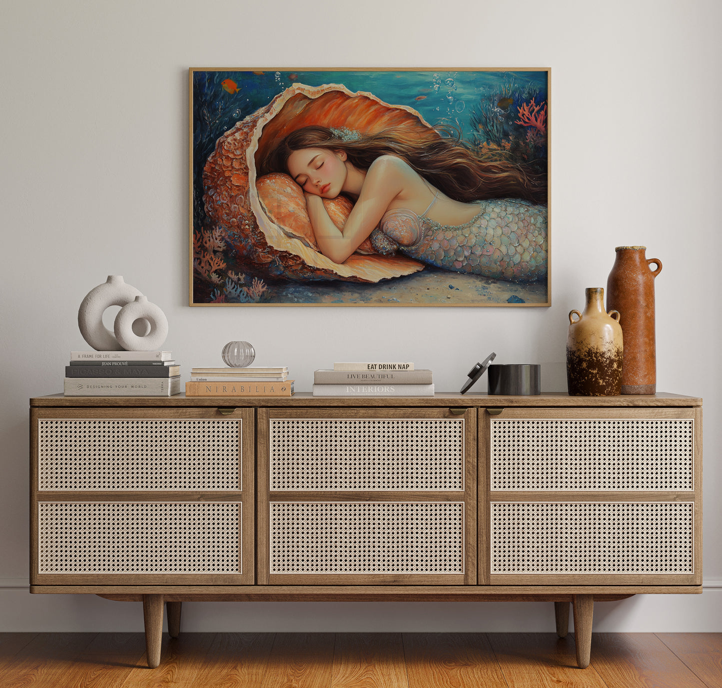 Pearl Dreams In Ocean Depths