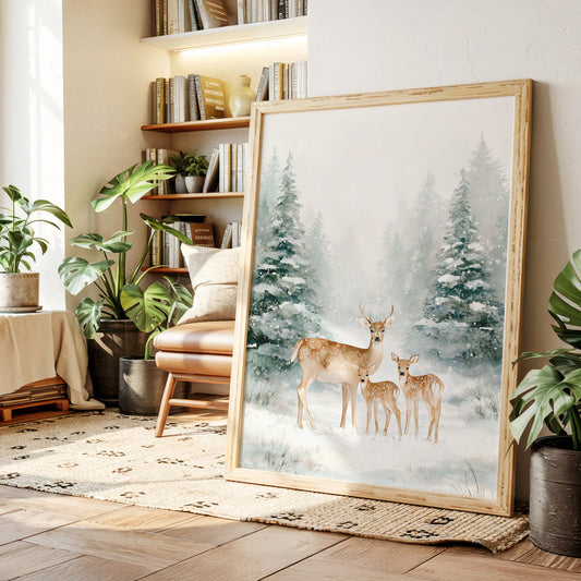 Beneath The Snowfall's Gentle Caress