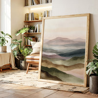 Mountains Breathe in Gentle Hues