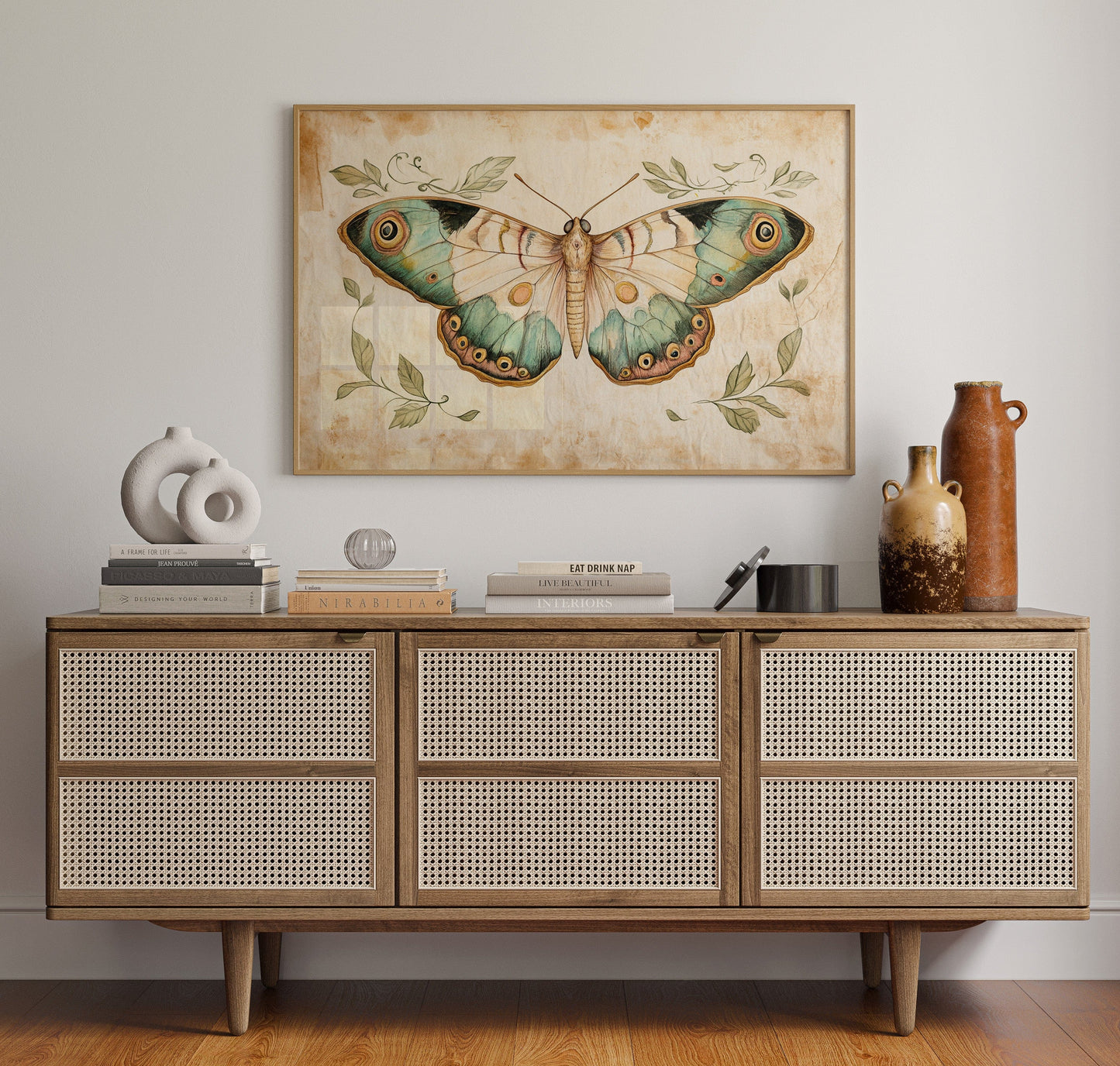 Aged Pages Hold Butterfly Tales