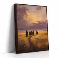 Riders Across Prairie Gold