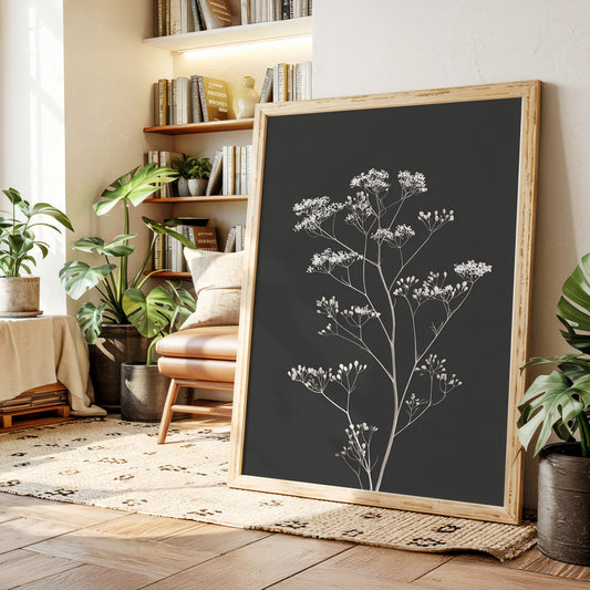 Silent Blooms Against Dark Skies