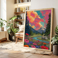 Journey Through Blossoms and Peaks