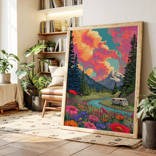 Journey Through Blossoms and Peaks