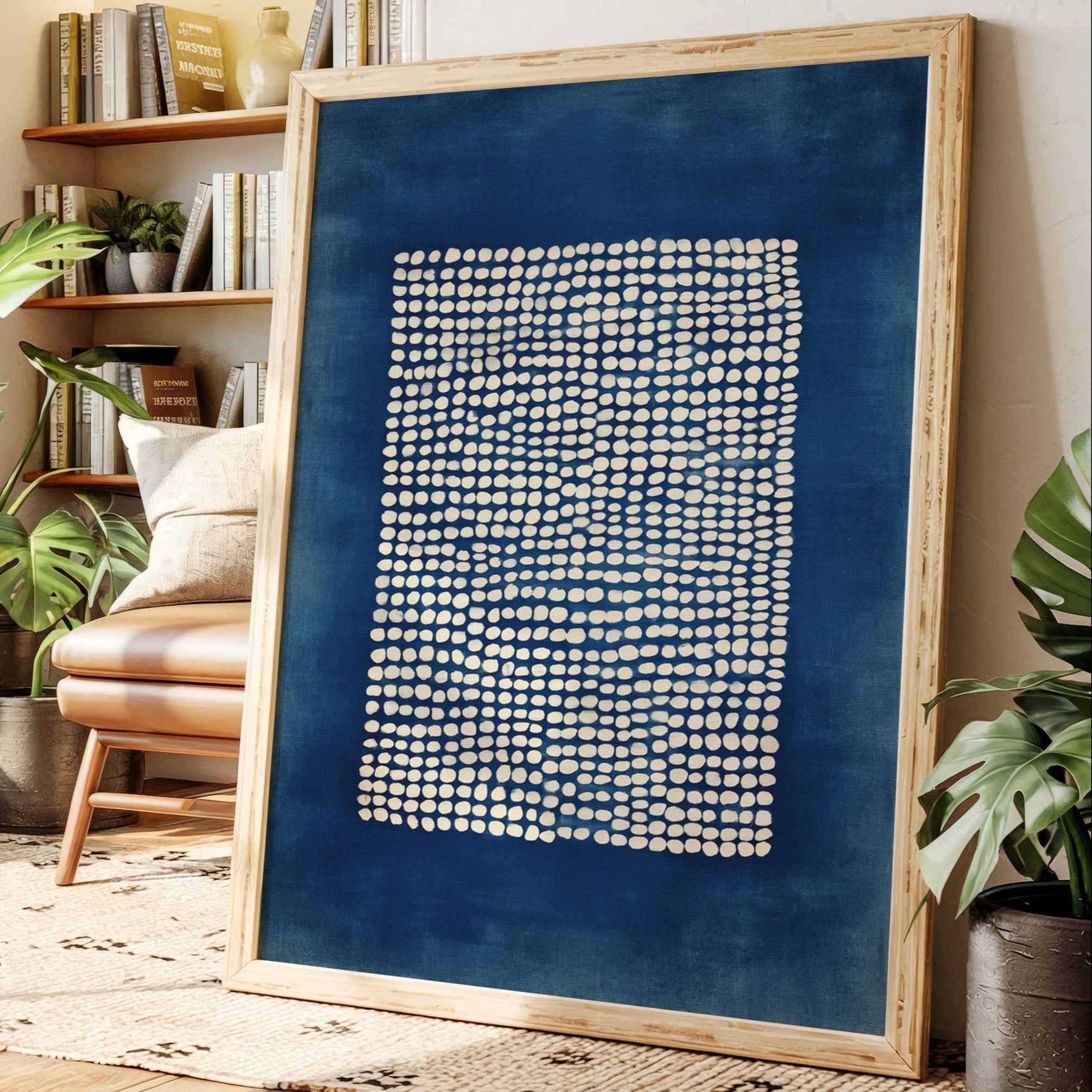 Ocean's Rhythm in White