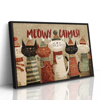 Feline Choir Sings Winter Joy