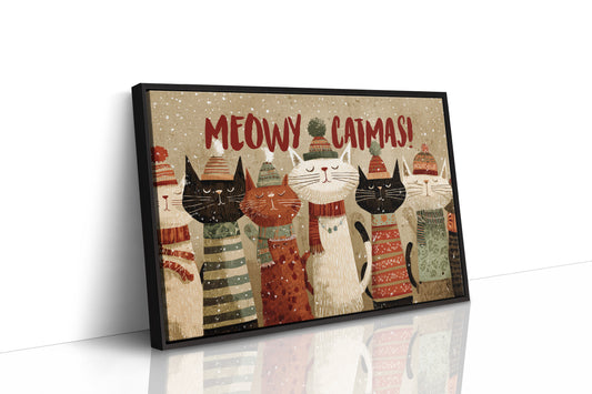 Feline Choir Sings Winter Joy