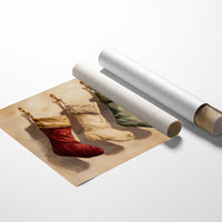 Stockings Frame December's Gentle Light