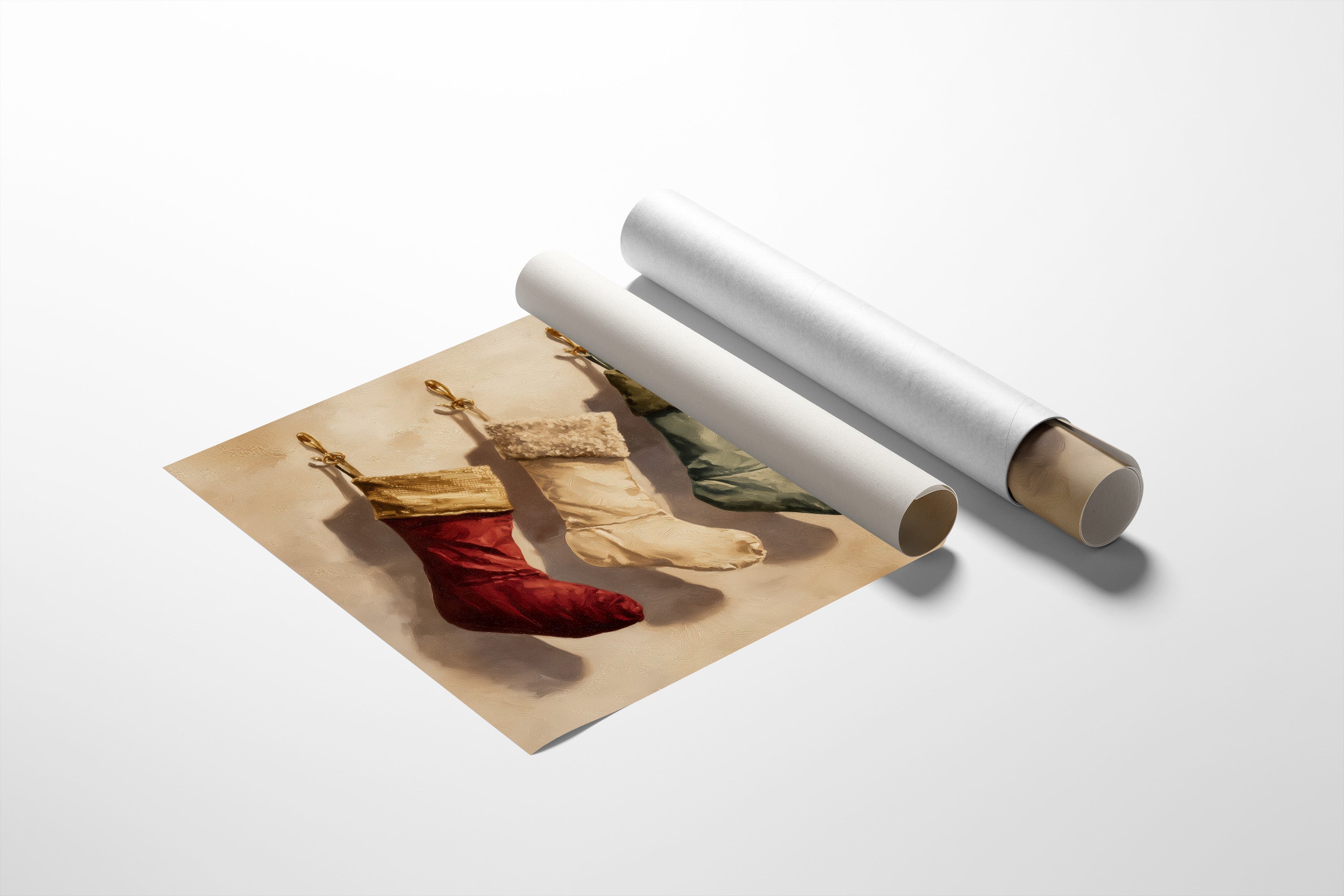 Stockings Frame December's Gentle Light