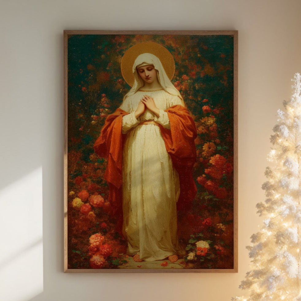 Sacred Roses Bloom In Winter