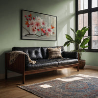 Blossoms Rest In Golden Hour Light