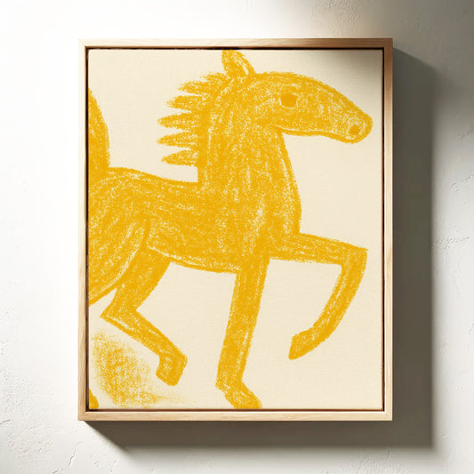 Wild Mustang In Golden Light