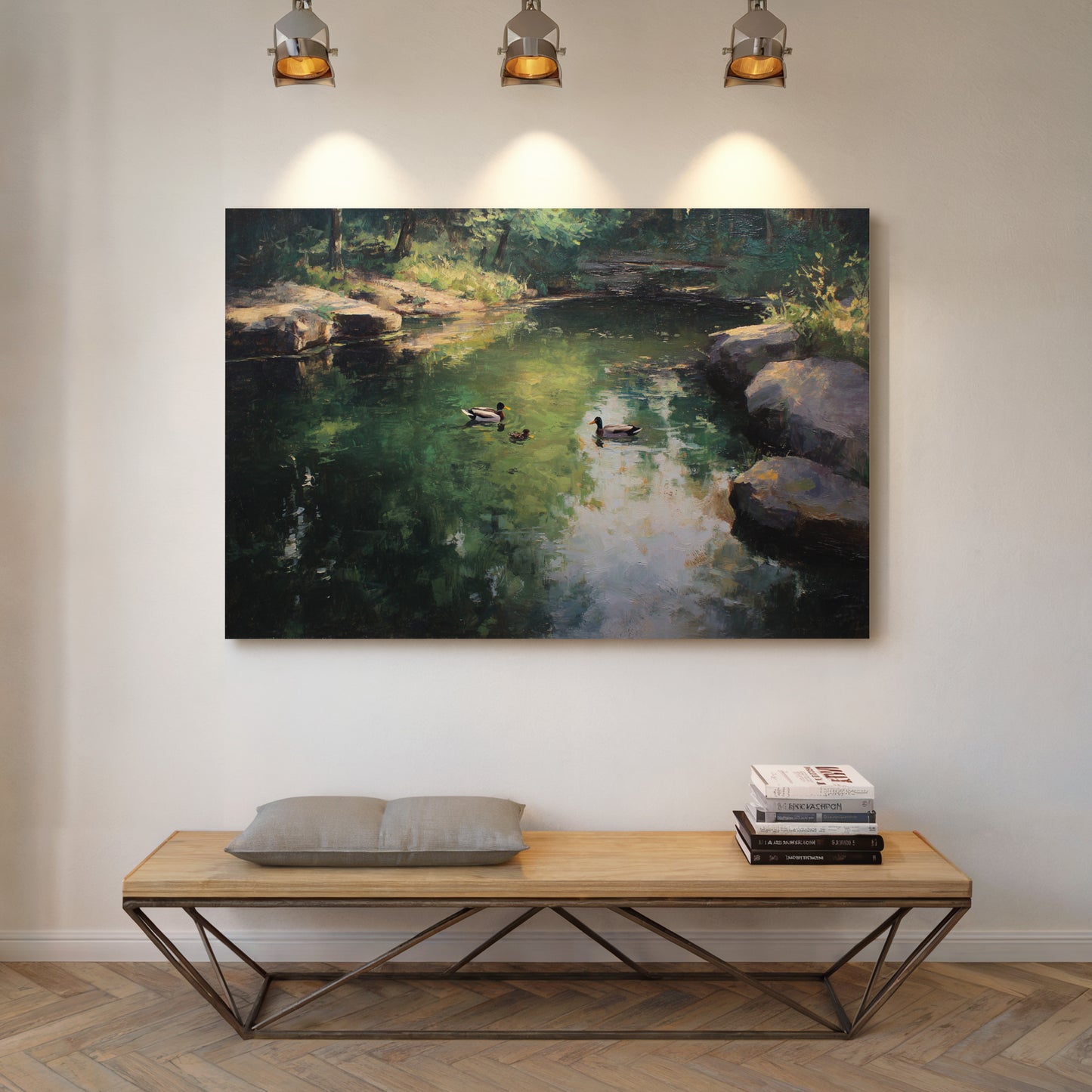 Mallards Find Their Secret Pool