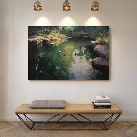 Mallards Find Their Secret Pool