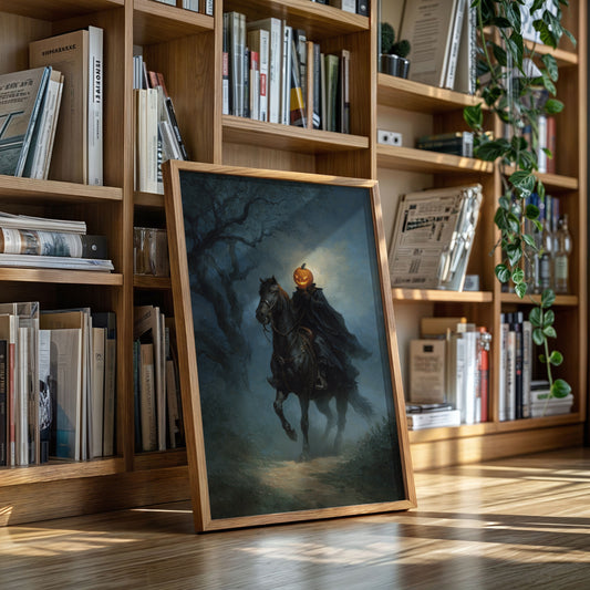 Headless Horseman Gothic Canvas Print - Enigmatic Wall Art - Gallery Canvas image 10